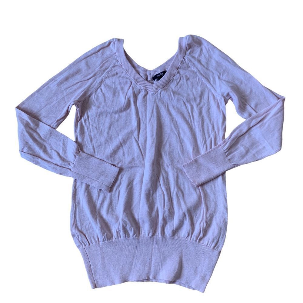 Pink Jacob V Neck Sweater Size Small